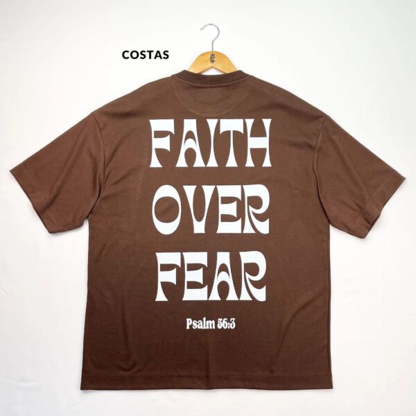 Oversized Preta Full Faith Over Fear Psalm 56:3