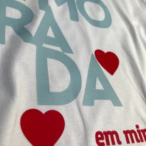Camiseta Feminina Branca Faz morada em mim - Imagem 2