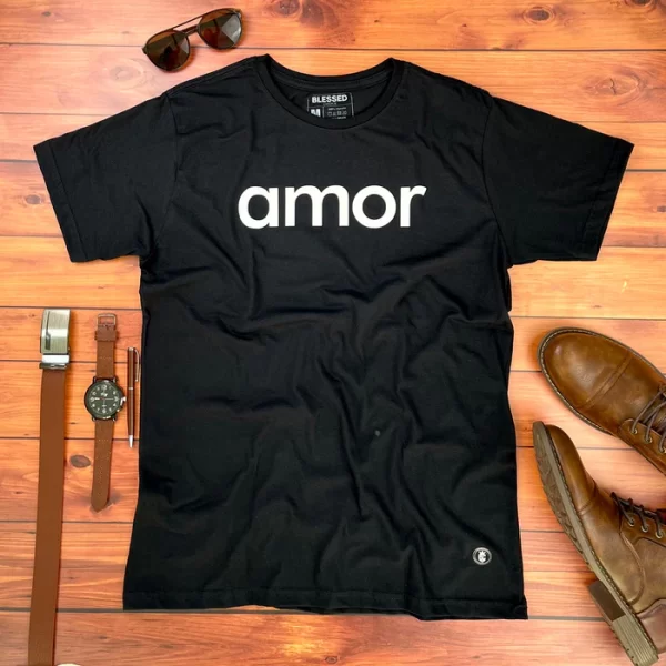 Camiseta Masculina Branca Amor