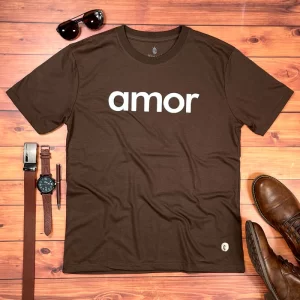 Camiseta Masculina Branca Amor - Imagem 5