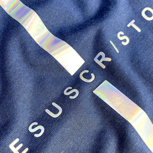 Camiseta Feminina Cruz Preta Jesus Cristo