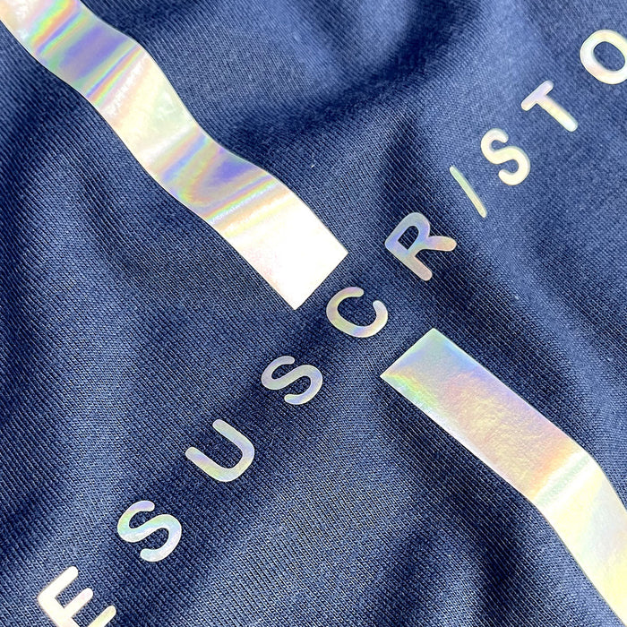 Camiseta Feminina Cruz Preta Jesus Cristo - Imagem 9