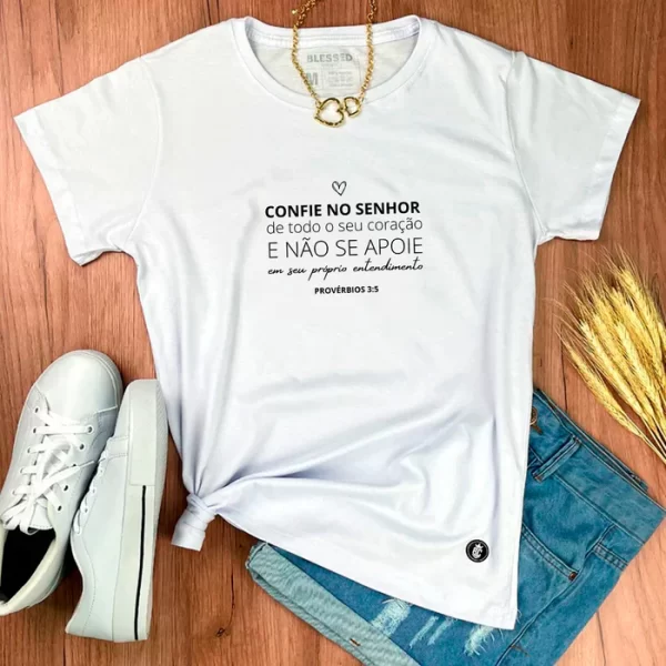 Camiseta Feminina Rosa Praise The Lord