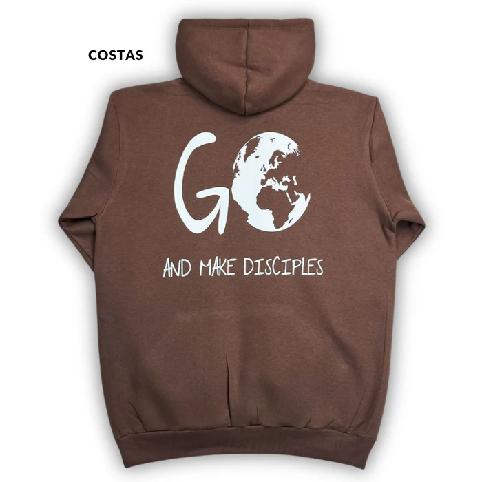 Moletom Canguru Com Capuz Preto Go And Make Disciples - Imagem 7