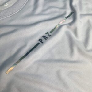Camiseta Masculina Branca Paz Holográfico - Imagem 2