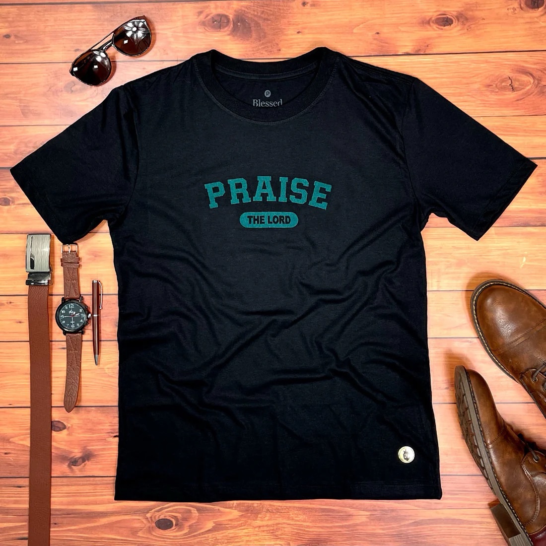 Camiseta Masculina Braca Praise The Lord - Imagem 2