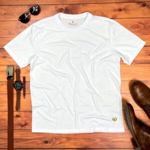 Camiseta Masculina Branca Lisa - Imagem 1