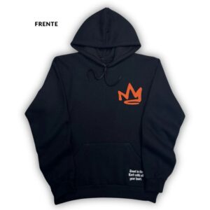 Moletom Canguru Com Capuz Off White Jesus Is King Coroa - Imagem 5
