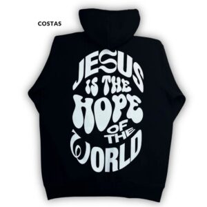 Moletom Canguru Com Capuz Off White Jesus Is The Hope - Imagem 7
