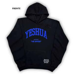 Moletom Canguru Com Capuz Off White Yeshua He Saves - Imagem 5