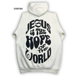 Moletom Canguru Com Capuz Off White Jesus Is The Hope - Imagem 4