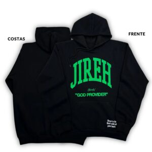 Moletom Canguru Com Capuz Preto Jiteh - Imagem 2