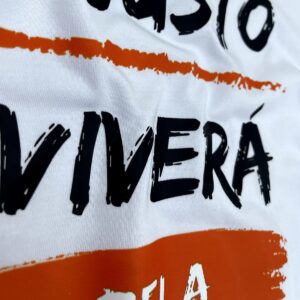 Camiseta Masculina Branca O Justo Viverá Pela Fé - Imagem 5