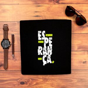 Camiseta Masculina Preta Esperança - Imagem 2