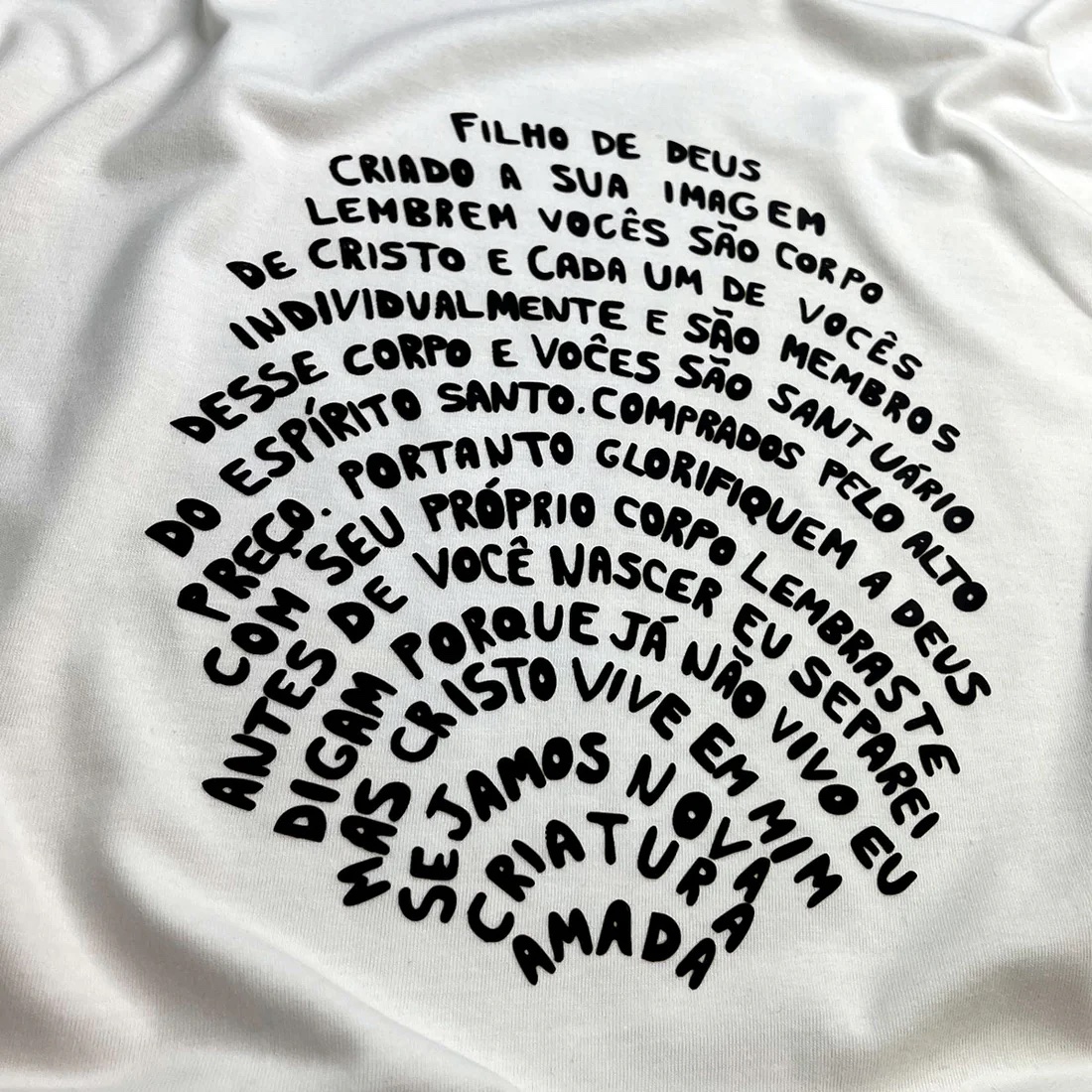 Camiseta Masculina Off White Digital Filho De Deus - Imagem 8