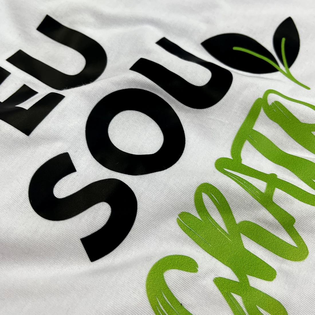 Camiseta Masculina Branca Eu Sou Grato - Imagem 2