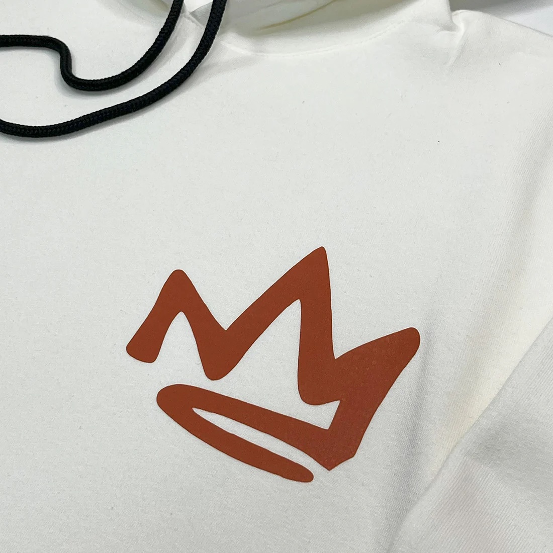 Moletom Canguru Com Capuz Off White Jesus Is King Coroa - Imagem 3