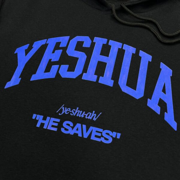 Moletom Canguru Com Capuz Off White Yeshua He Saves