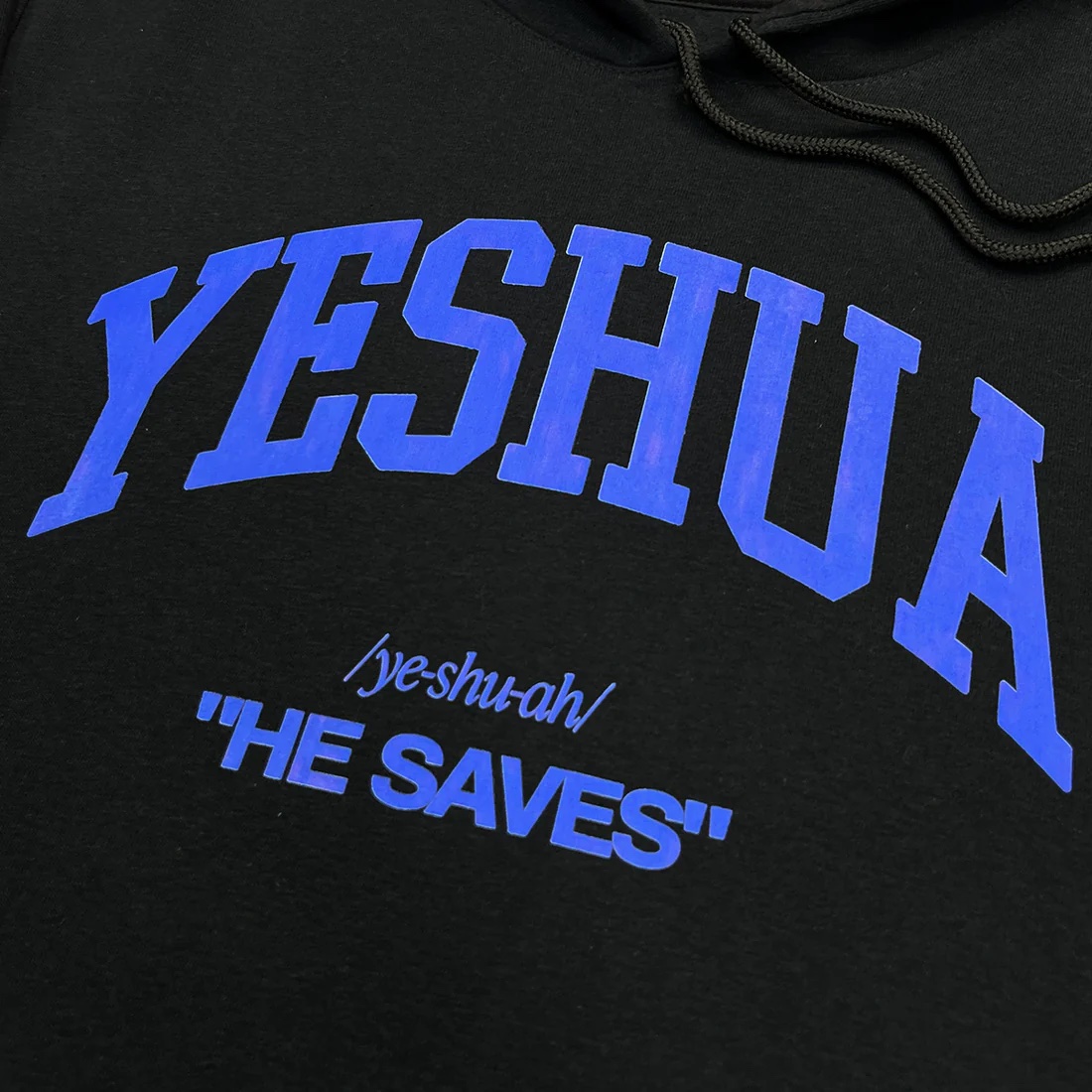 Moletom Canguru Com Capuz Off White Yeshua He Saves - Imagem 4
