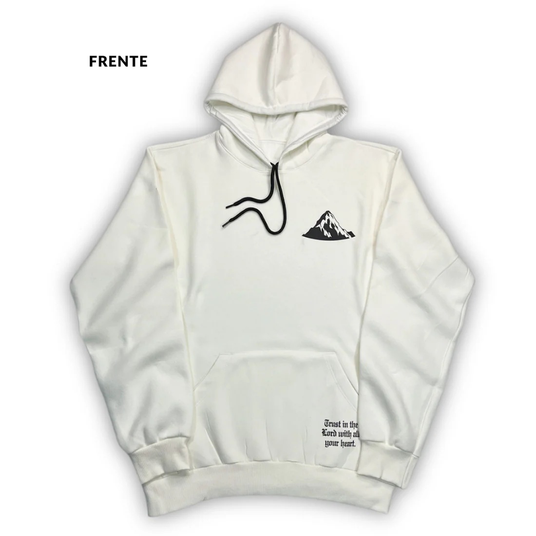 Moletom Canguru Com Capuz Off White Saved By Grace - Imagem 3