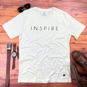 Camiseta Masculina Branca Inspire - Imagem 3
