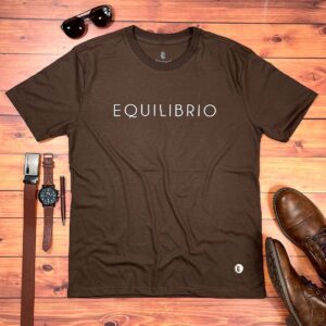 Camiseta Masculina Preta Equilibrio - Imagem 4