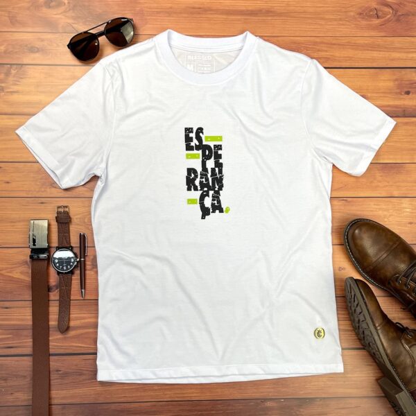Camiseta Masculina Preta Esperança
