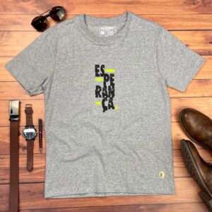 Camiseta Masculina Preta Esperança - Imagem 4