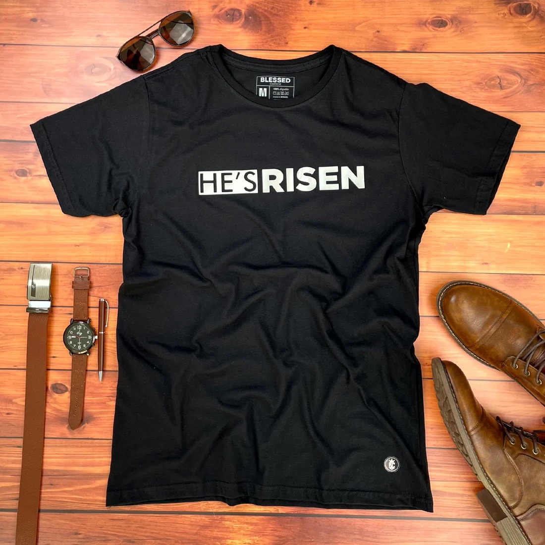 Camiseta Masculina Branca He
