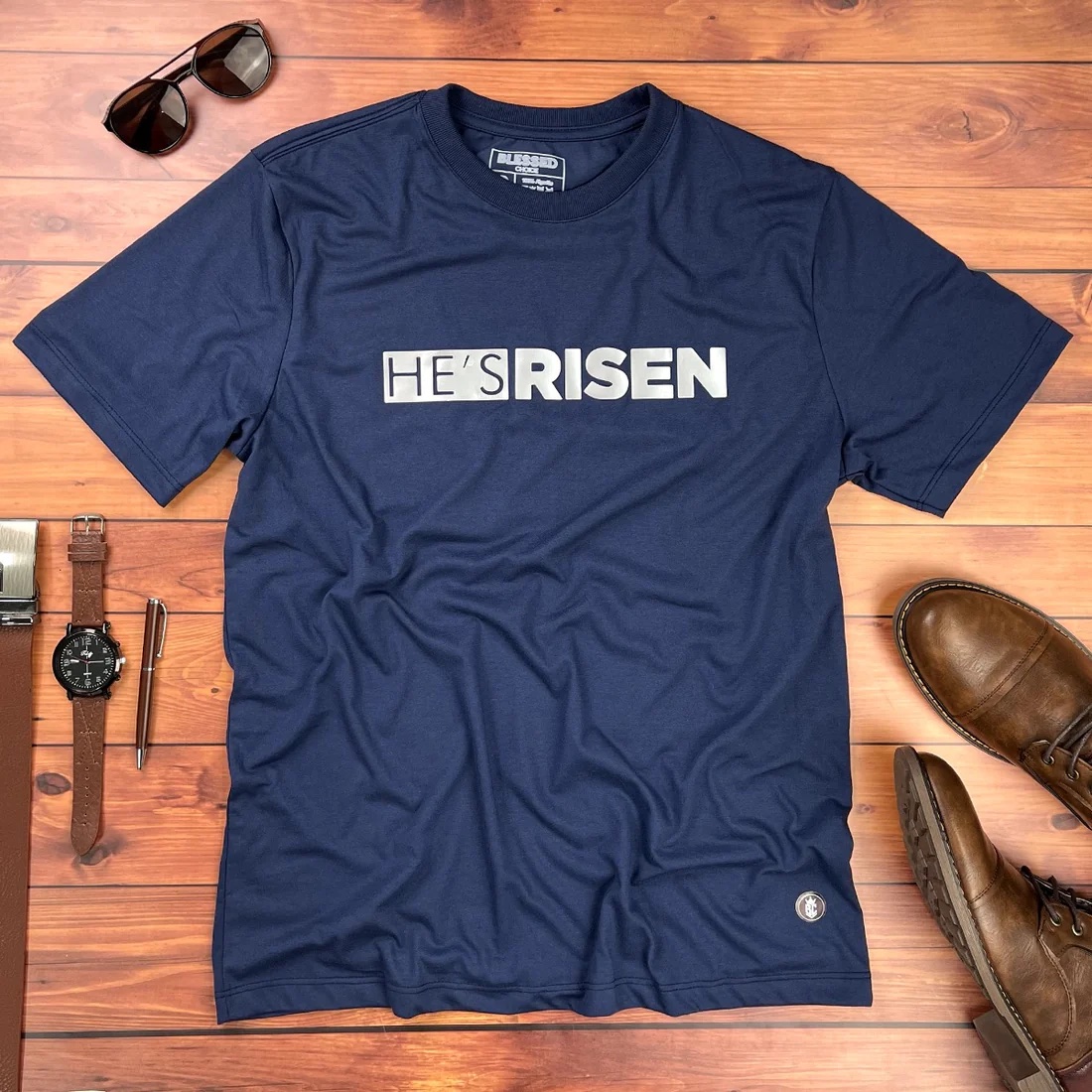 Camiseta Masculina Branca He