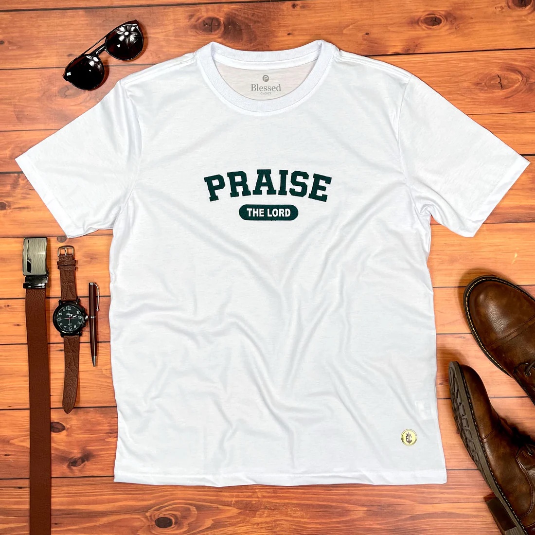 Camiseta Masculina Braca Praise The Lord - Imagem 1
