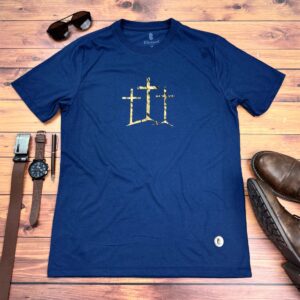 Camiseta Masculina Preta Calvário - Imagem 5