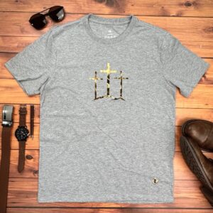 Camiseta Masculina Preta Calvário - Imagem 4
