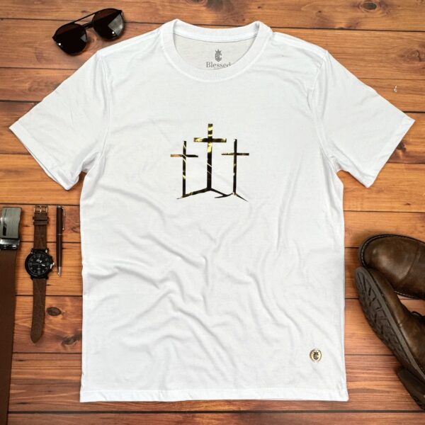Camiseta Masculina Preta Calvário