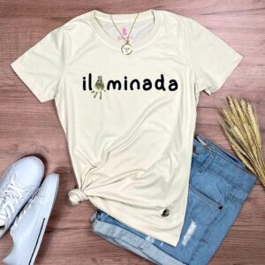 Camiseta Feminina Pink Iluminada - Imagem 6