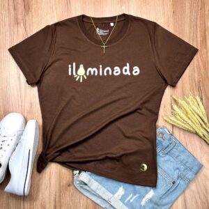 Camiseta Feminina Pink Iluminada - Imagem 5