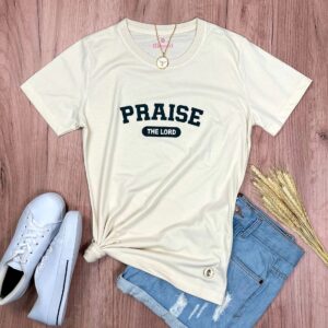Camiseta Feminina Rosa Praise The Lord - Imagem 8