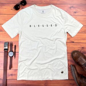 Camiseta Masculina Branca B.L.E.S.S.E.D - Imagem 6