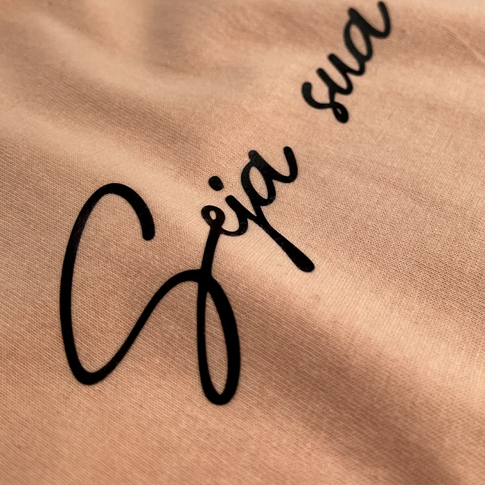 Camiseta Feminina Salmão Seja sua melhor versão - Imagem 2