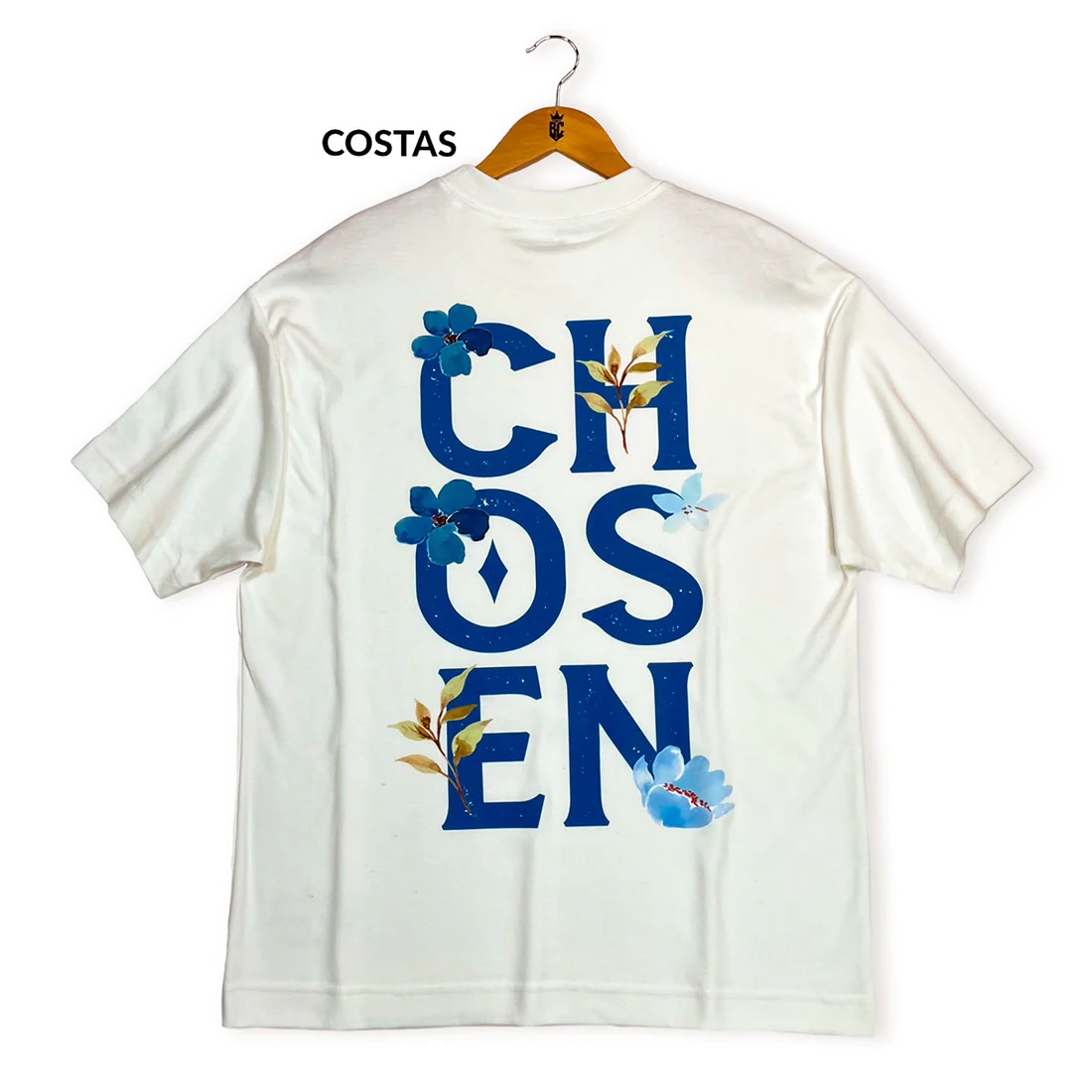 Oversized Off White Full Chosen Flores - Imagem 2