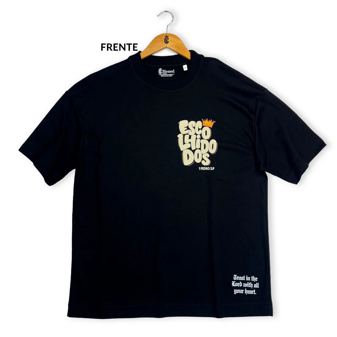 Oversized Preta Full Escolhidos - Imagem 1