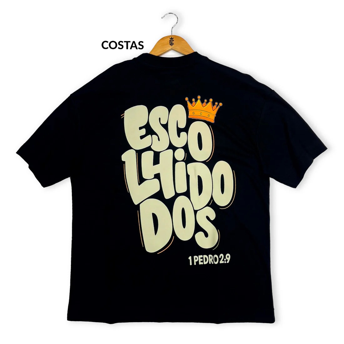 Oversized Preta Full Escolhidos - Imagem 2