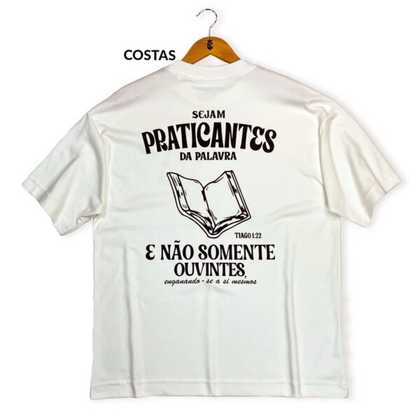 Oversized Preta Full Sejam Praticantes da Palavra