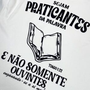 Oversized Preta Full Sejam Praticantes da Palavra - Imagem 5