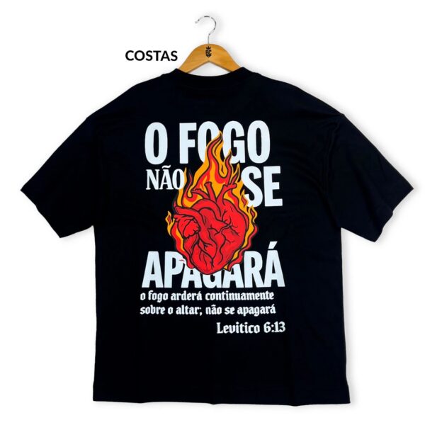 Oversized Off White O Fogo Não Se Apagará