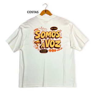 Oversized Off White Somos a Voz - Imagem 7