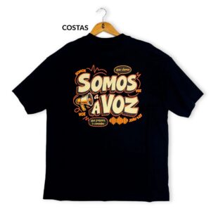 Oversized Off White Somos a Voz - Imagem 5