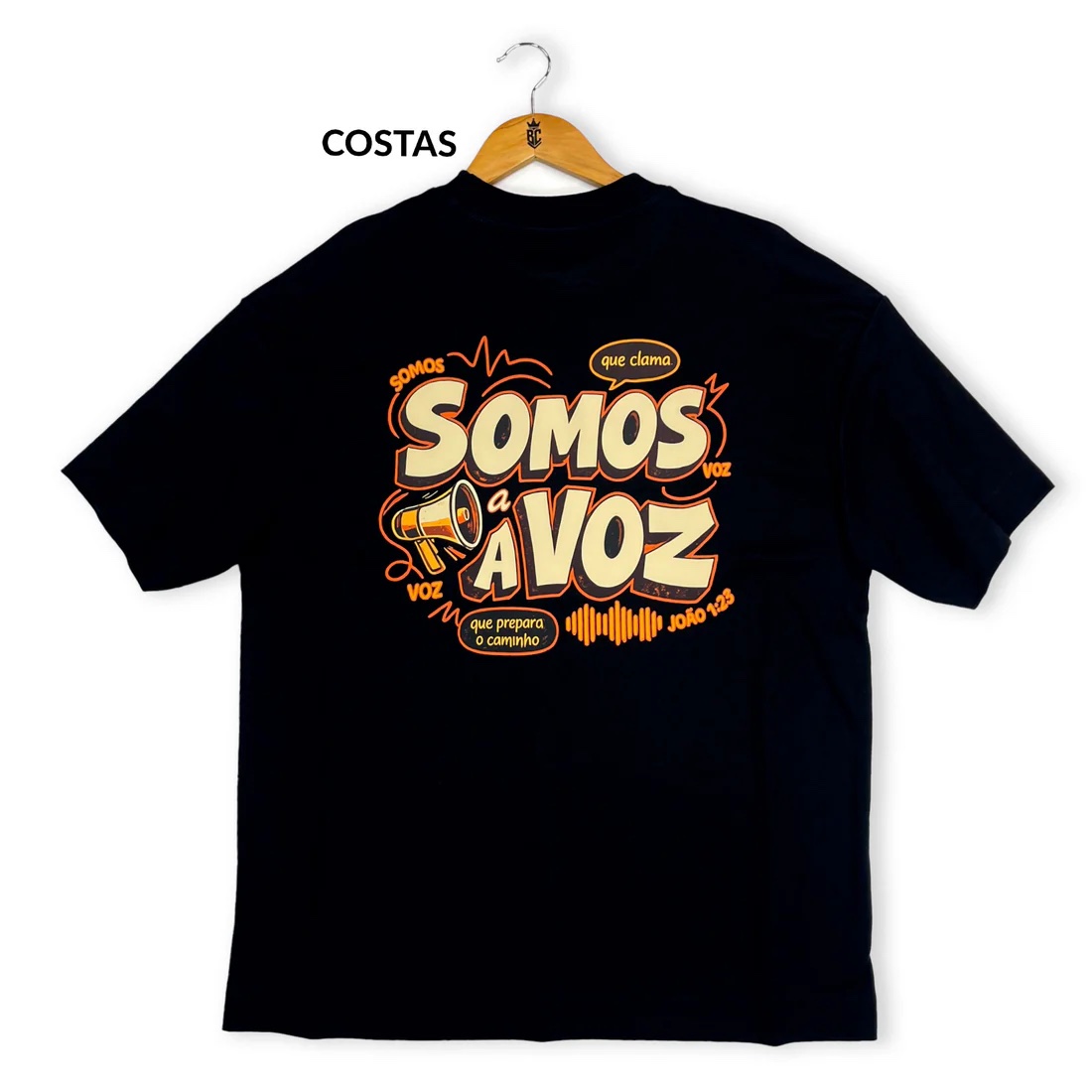 Oversized Off White Somos a Voz - Imagem 5