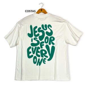 Oversized Preta Full Jesus Is For Every One - Imagem 4