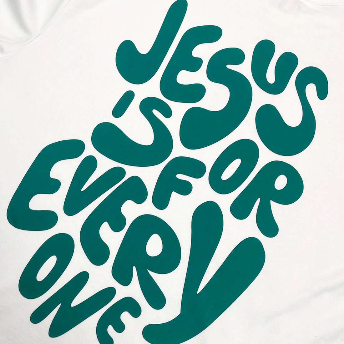 Oversized Preta Full Jesus Is For Every One - Imagem 5